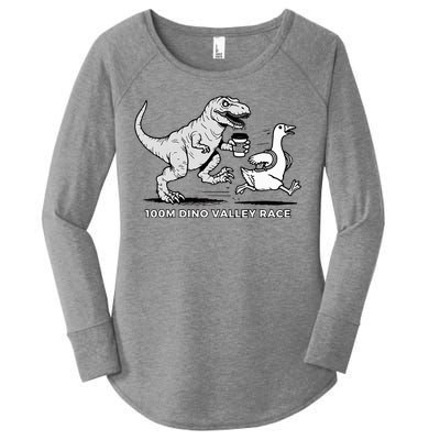 100 Mile Dino Valley Race Women's Perfect Tri Tunic Long Sleeve Shirt