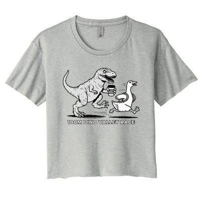 100 Mile Dino Valley Race Women's Crop Top Tee