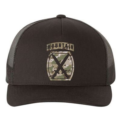 10th Mountain Division Patch 10th Mtn Ocp Multicam Camo Yupoong Adult 5-Panel Trucker Hat