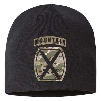 10th Mountain Division Patch 10th Mtn Ocp Multicam Camo Sustainable Beanie