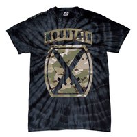 10th Mountain Division Patch 10th Mtn Ocp Multicam Camo Tie-Dye T-Shirt