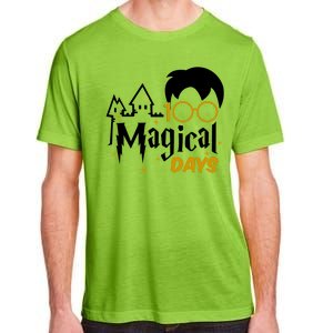 100 Magical Days Wizard 100th Days Of School Adult ChromaSoft Performance T-Shirt