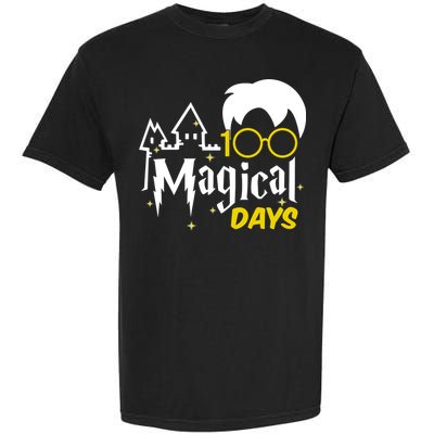 100 Magical Days Wizard 100th Days Of School Garment-Dyed Heavyweight T-Shirt