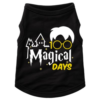 100 Magical Days Wizard 100th Days Of School Doggie Tank