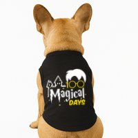 100 Magical Days Wizard 100th Days Of School Doggie Tank