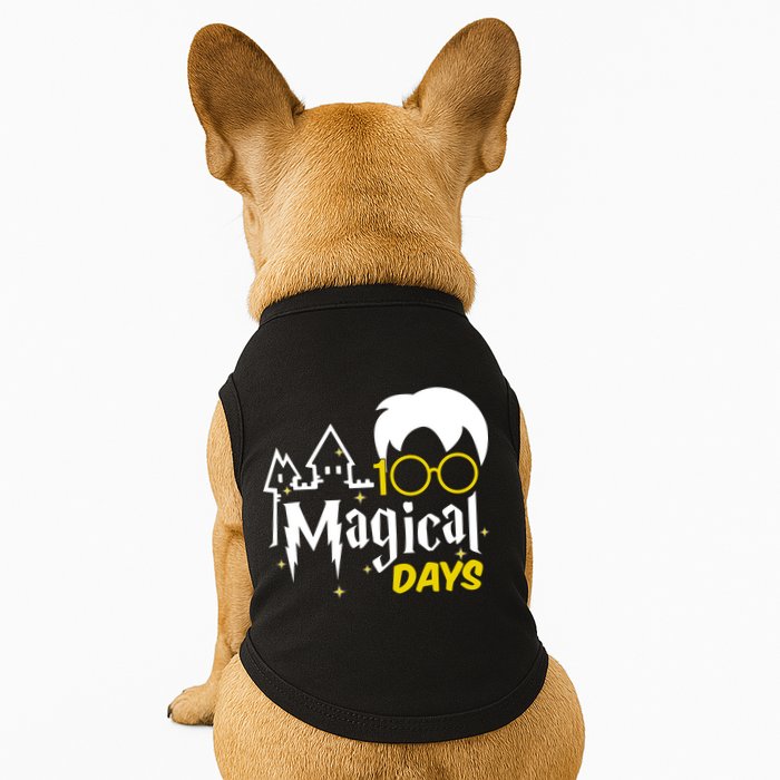 100 Magical Days Wizard 100th Days Of School Doggie Tank
