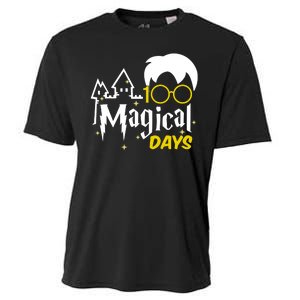 100 Magical Days Wizard 100th Days Of School Cooling Performance Crew T-Shirt