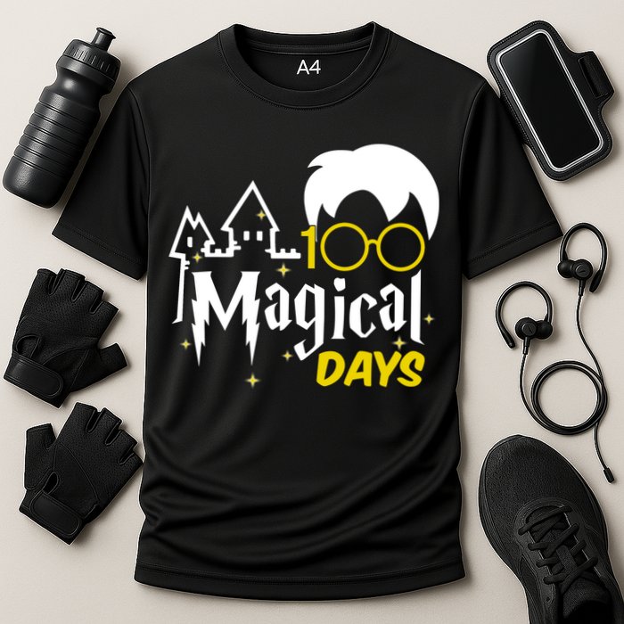 100 Magical Days Wizard 100th Days Of School Performance Shirt