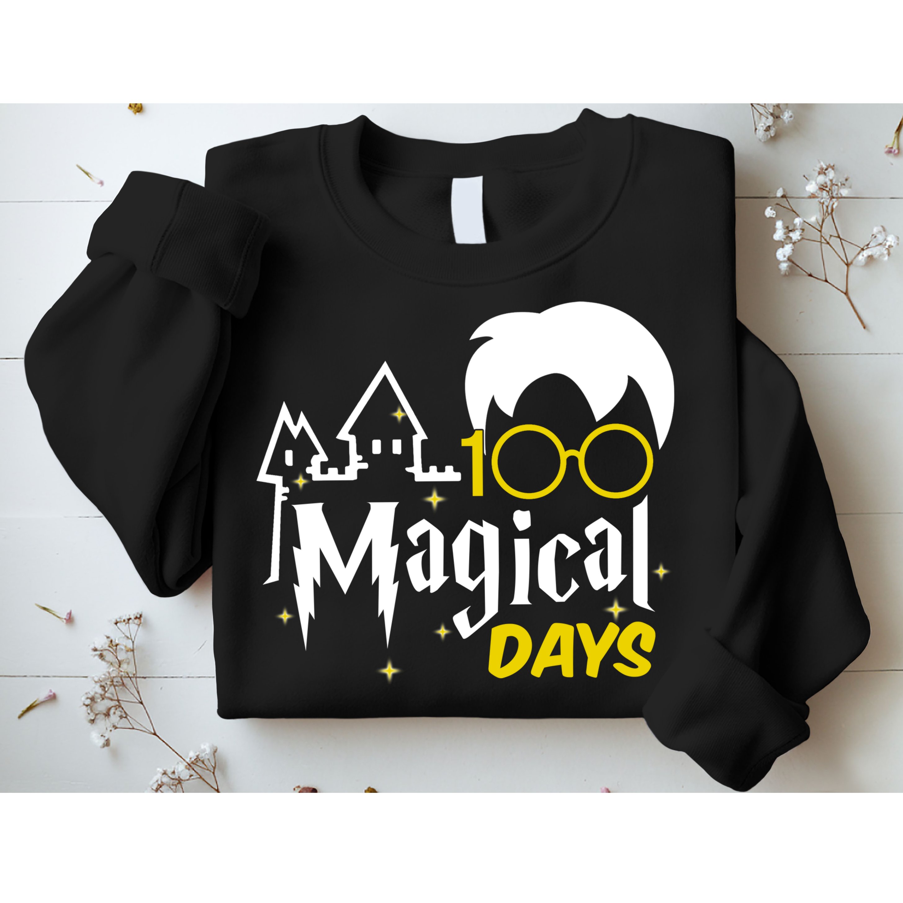 100 Magical Days Wizard 100th Days Of School Sweatshirt