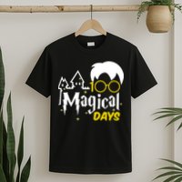 100 Magical Days Wizard 100th Days Of School T-Shirt