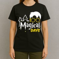 100 Magical Days Wizard 100th Days Of School T-Shirt