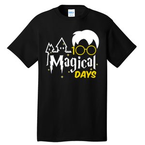 100 Magical Days Wizard 100th Days Of School Tall T-Shirt