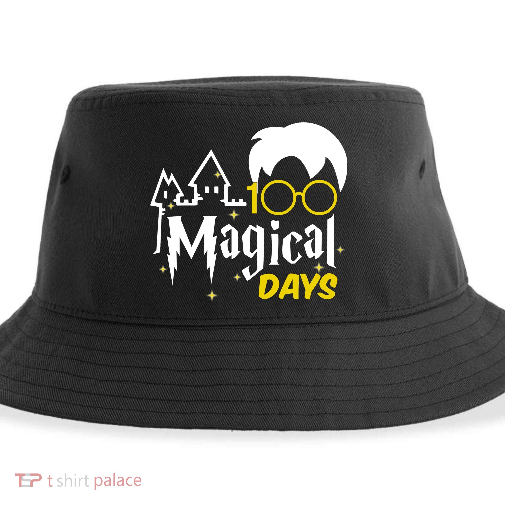 100 Magical Days Wizard 100th Days Of School Sustainable Bucket Hat
