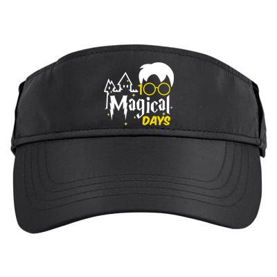 100 Magical Days Wizard 100th Days Of School Adult Drive Performance Visor