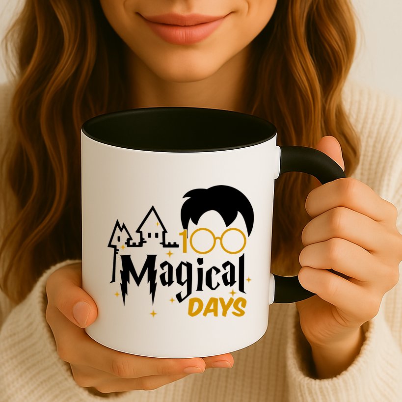 100 Magical Days Wizard 100th Days Of School Mug