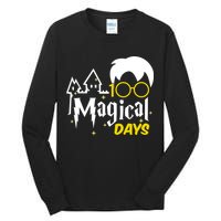 100 Magical Days Wizard 100th Days Of School Tall Long Sleeve T-Shirt