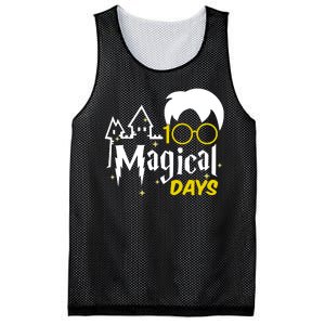 100 Magical Days Wizard 100th Days Of School Mesh Reversible Basketball Jersey Tank