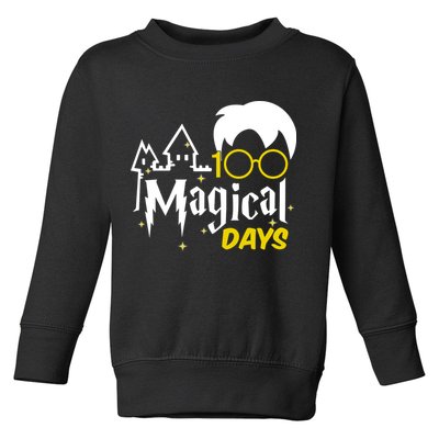 100 Magical Days Wizard 100th Days Of School Toddler Sweatshirt