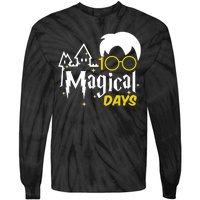 100 Magical Days Wizard 100th Days Of School Tie-Dye Long Sleeve Shirt