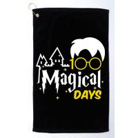 100 Magical Days Wizard 100th Days Of School Golf Towel