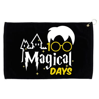 100 Magical Days Wizard 100th Days Of School Grommeted Golf Towel