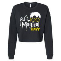 100 Magical Days Wizard 100th Days Of School Cropped Pullover Crew