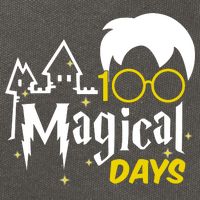 100 Magical Days Wizard 100th Days Of School Cotton Canvas Backpack