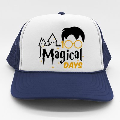 100 Magical Days Wizard 100th Days Of School Trucker Hat