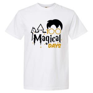 100 Magical Days Wizard 100th Days Of School Garment-Dyed Heavyweight T-Shirt