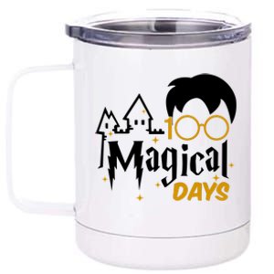 100 Magical Days Wizard 100th Days Of School 12 oz Stainless Steel Tumbler Cup