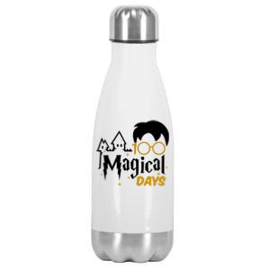 100 Magical Days Wizard 100th Days Of School Stainless Steel Insulated Water Bottle