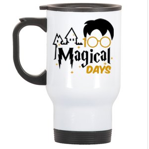 100 Magical Days Wizard 100th Days Of School Stainless Steel Travel Mug