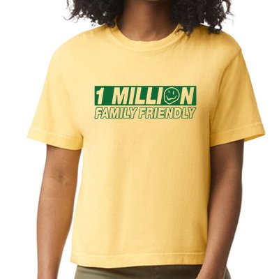 1 Million Family Friendly Comfort Colors Boxy T-Shirt