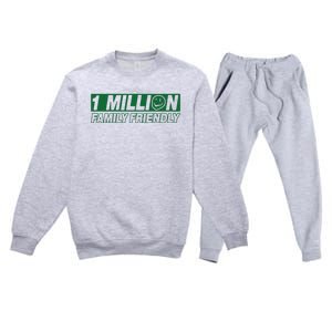 1 Million Family Friendly Premium Crewneck Sweatsuit Set