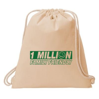 1 Million Family Friendly Drawstring Bag