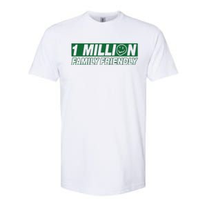 1 Million Family Friendly Softstyle CVC T-Shirt