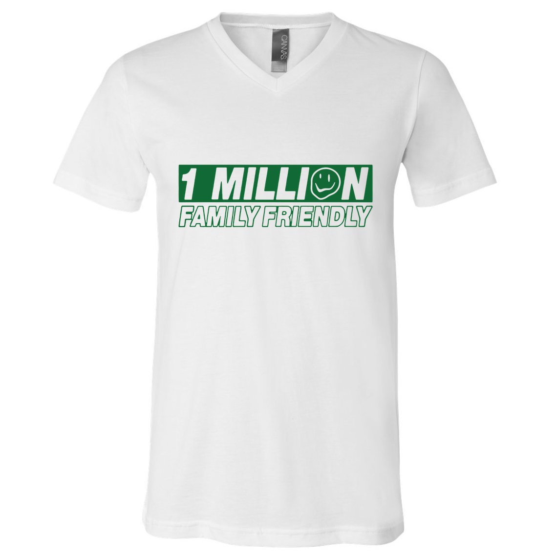 1 Million Family Friendly V-Neck T-Shirt