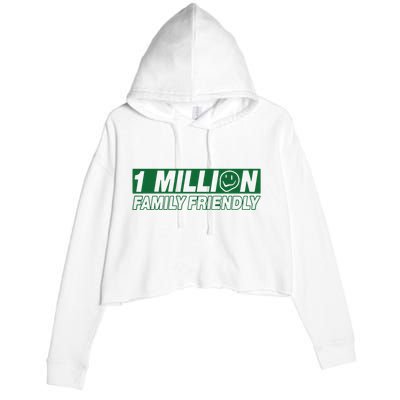 1 Million Family Friendly Crop Fleece Hoodie