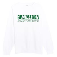 1 Million Family Friendly Premium Crewneck Sweatshirt