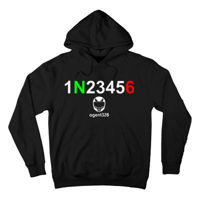 1N23456 Motorcycle Gear Shift Hoodie