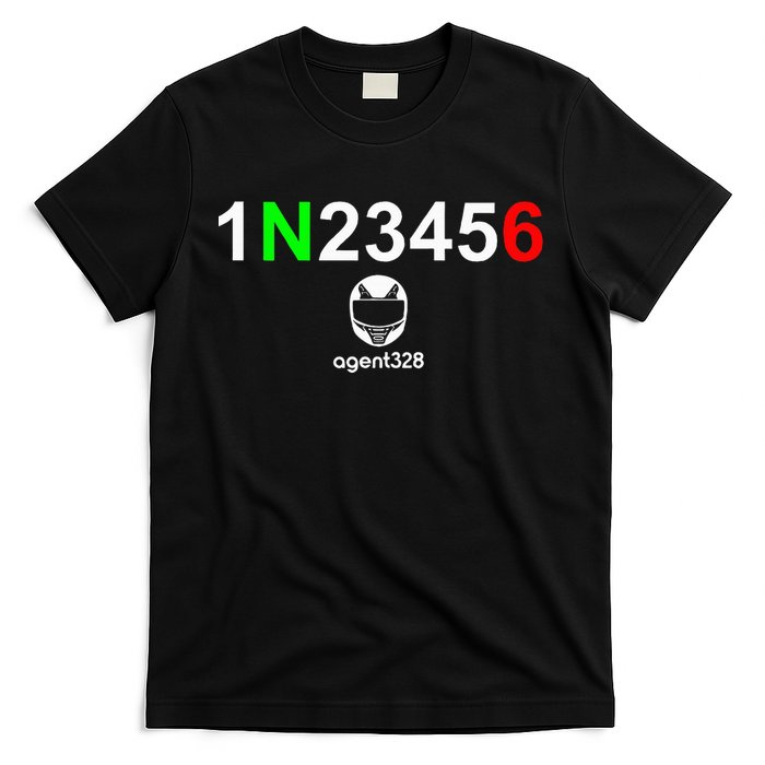 1N23456 Motorcycle Gear Shift T-Shirt