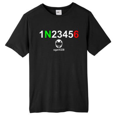 1N23456 Motorcycle Gear Shift Tall Fusion ChromaSoft Performance T-Shirt