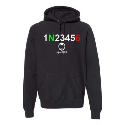 1N23456 Motorcycle Gear Shift Premium Hoodie