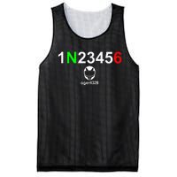 1N23456 Motorcycle Gear Shift Mesh Reversible Basketball Jersey Tank