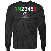 1N23456 Motorcycle Gear Shift Tie-Dye Long Sleeve Shirt