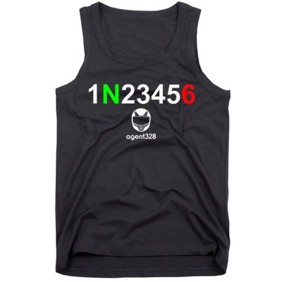 1N23456 Motorcycle Gear Shift Tank Top