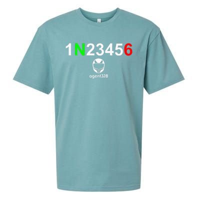 1N23456 Motorcycle Gear Shift Sueded Cloud Jersey T-Shirt