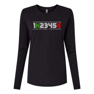 1N23456 Motorcycle Gear Shift Pattern Manual Transmission Womens Cotton Relaxed Long Sleeve T-Shirt