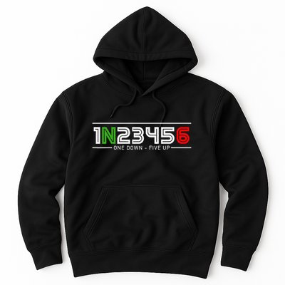1N23456 Motorcycle Gear Shift Pattern Manual Transmission Hoodie