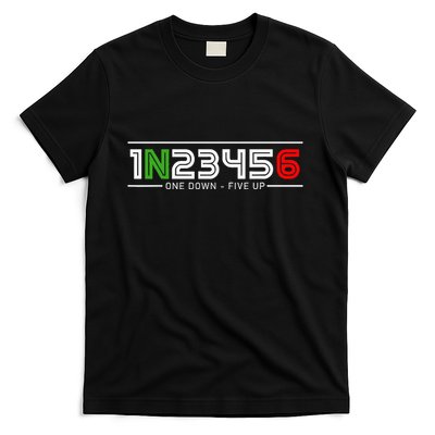 1N23456 Motorcycle Gear Shift Pattern Manual Transmission T-Shirt